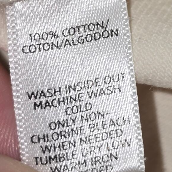 LOFT Mid Rise Boyfriend Jean in Natural White Cream Size 30 10 - Picture 9 of 11